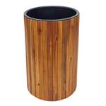 Pflanzkasten L24-R Schwarz - Braun - Holzart/Dekor - Holz teilmassiv - 34 x 50 x 34 cm