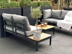 Lounge Sofa Set LOTUS Grau - Metall - 250 x 75 x 250 cm