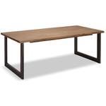 Esstisch Mallorca Braun 200x100 cm Braun - Massivholz - Holzart/Dekor - 200 x 75 x 100 cm