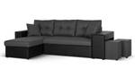 Ecksofa CALIFORNIA Glas Grau