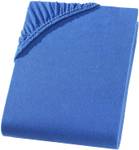 Jersey 180x200 -200x200 Spannbettlaken Blau - Textil - 200 x 32-23 x 200 cm