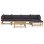 Garten-Lounge-Set (6-teilig) 3009675-14 Dunkelgrau