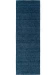 Tapis de laine Jamal Bleu - 80 x 250 cm