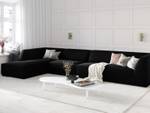 Ecksofa RUBY 5 Sitzplätze Schwarz