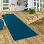 Hochflor Velours Läufer Teppich Luna Hochglanz Petrol - 80 x 320 cm