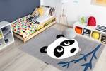 Tapis Petit Panda Gris 200 x 290 cm