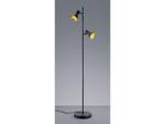 LED Stehlampe dimmbar Schwarz Gold