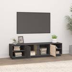 TV-Schrank D682 Grau - Massivholz - 40 x 40 x 156 cm