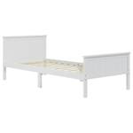 Cadre de lit 3014967 Blanc - Largeur : 108 cm