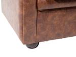 Fauteuil CHESTERFIELD Noir - Marron - Marron sable - 108 x 70 x 80 cm