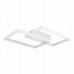 Smart moderne Deckenleuchte Weiß - Metall - 43 x 6 x 30 cm