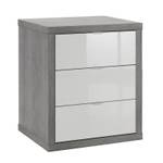 Caisson mobile bureau 3 tiroirs - GRANIT Gris - Pierre - 55 x 66 x 45 cm