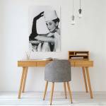 Tableau connu Audrey Hepburn 30 x 45 cm - Verre