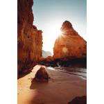 Tableau mural praia marinha 80 x 12 cm