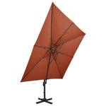 Parasol en porte-à-faux 3007472 Brun rouge