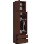 Aufsatzschrank S60 2T CLP Wenge Dekor