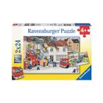 Puzzle Verkehrsunfall Brand in der Stadt Papier - 20 x 4 x 28 cm