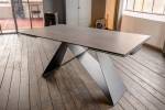 Table BENNO Céramique Noir - Céramique - 90 x 76 x 160 cm