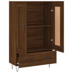 Highboard DE5569 Eiche Schwarzbraun Dekor