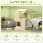 Katzenhaus D30-591V00AK Braun - Holzwerkstoff - 34 x 60 x 34 cm