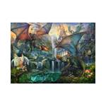 Puzzle Wald der Drachen Papier - 31 x 12 x 44 cm