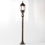 Lampe sur pied d'extérieur BREST Cuivre - Gris métallisé - Hauteur : 123 cm