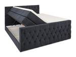 LONDON Boxspringbett mit Bettkasten Anthrazit - Breite: 180 cm