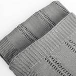 WARM PLAID 130x170 GRAU Grau - Textil - 1 x 130 x 170 cm