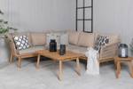 Loungeset Chania Braun - Massivholz - 1 x 1 x 1 cm