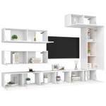 TV-Schrank 7er Set D382 Perlweiß