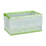 8 x Transparente Transportbox mit Deckel Grün - Durchscheinend