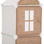 Kinderaufbewahrung SÄULE Beige - Holzwerkstoff - 31 x 139 x 34 cm