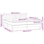 Boxspringbett 3017290-20 Pink - Breite: 200 cm