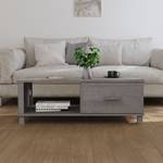 Couchtisch D754 Grau - Massivholz - 55 x 35 x 100 cm