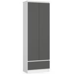 Bibliothèque de bureau  R60 2T 1S CLP Graphite - Gris - Blanc