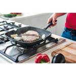 Grillpfanne Energy Schwarz - Metall - 25 x 5 x 28 cm