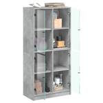 Highboard DE9549 Grau - Holzwerkstoff - 37 x 142 x 68 cm