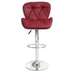 Tabouret de bar A92 (lot de 2) Bordeaux