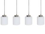 Lampe suspension CAUDELO Noir - Blanc - Métal - 80 x 110 x 14 cm