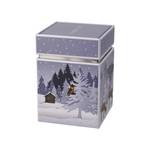 Teedose Winter Woods Metall - 8 x 11 x 8 cm