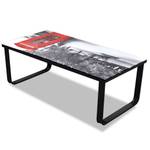 Couchtisch 241176 Glas - Metall - 45 x 32 x 90 cm