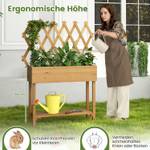 Hochbeet SF6422ZMDE Braun - Holzwerkstoff - 29 x 19 x 90 cm