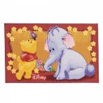 Tapis enfant WINNIE B Rouge - Matière plastique - 50 x 4 x 80 cm