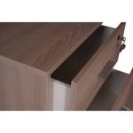 Bürokommode mit 3 Schubladen auf Rollen Braun - Holz teilmassiv - 50 x 70 x 41 cm