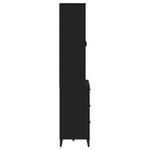 Highboard DE7645 Schwarz