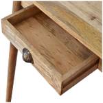 SCHREIBTISCH NORDIC Braun - Massivholz - Holzart/Dekor - 80 x 77 x 35 cm