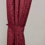 Raffhalter für Jacquard Thermovorhang Rot - Textil - 33 x 66 x 13 cm