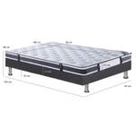 Pack lit sommier + matelas - REMIMOS Anthracite