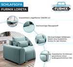 Sofa LORETA 3R Hellblau