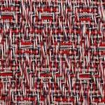 Vinyl-Badteppich Messina Rot - Kunststoff - 180 x 1 x 450 cm